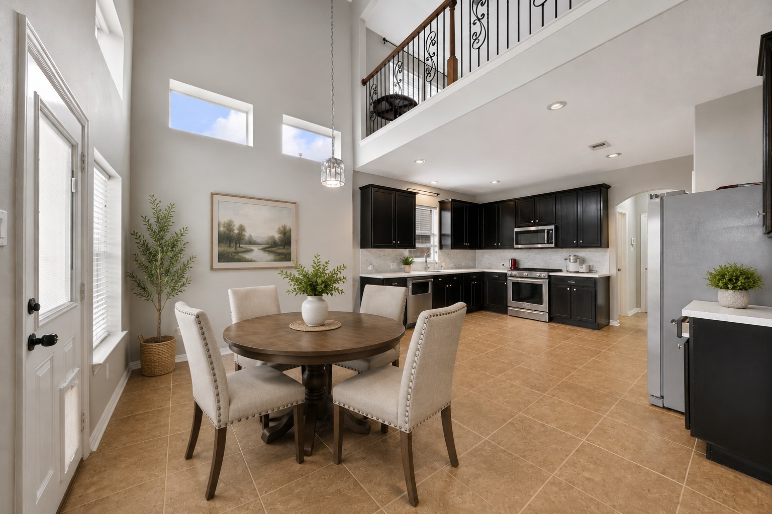 9438 Emerald Lakes Drive Rosharon, TX 77583 - Photo 6 of 36 a view of a dining room with furniture