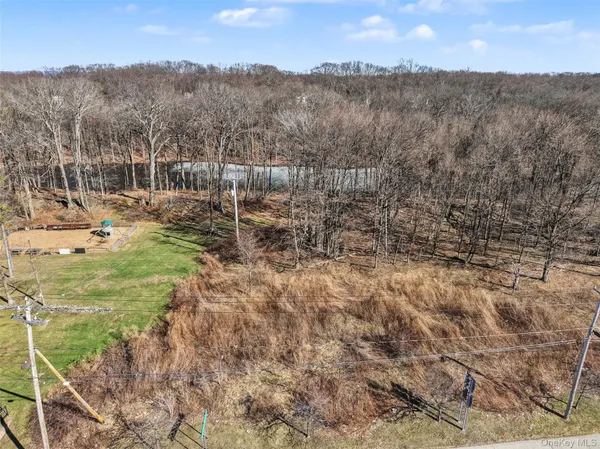 a view of a lush green field
