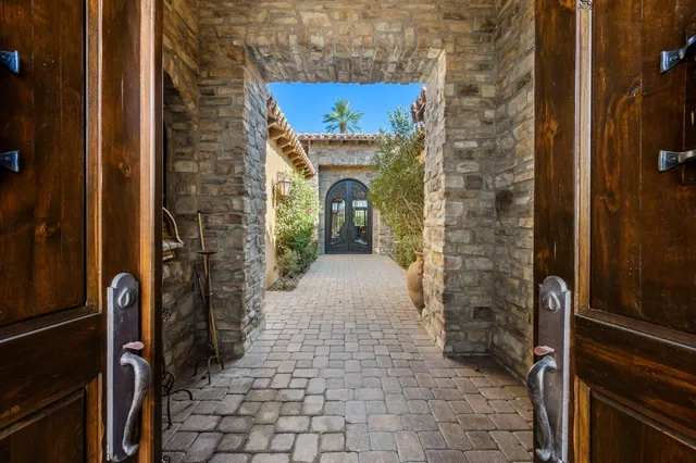 a view of a entryway door of the house