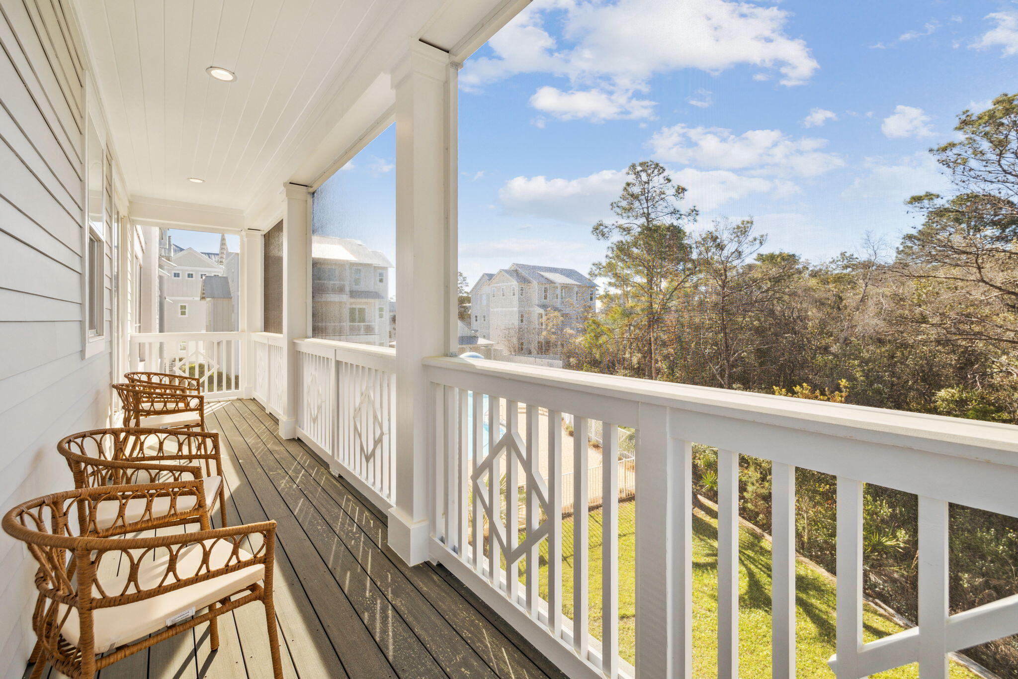 200 Grayton Boulevard Santa Rosa Beach, FL 32459 - Photo 33 of 55 a view of a balcony with chairs