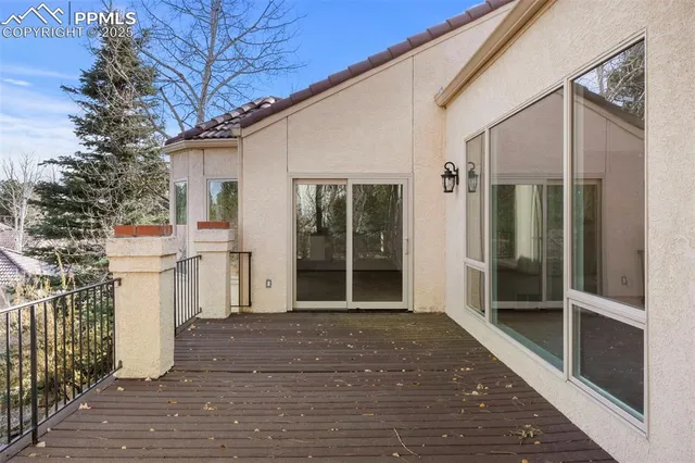 a view of a house with a door