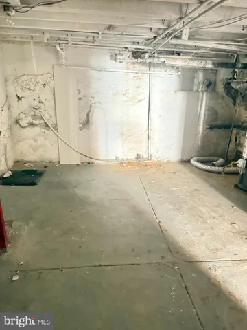 a view of a room with racks