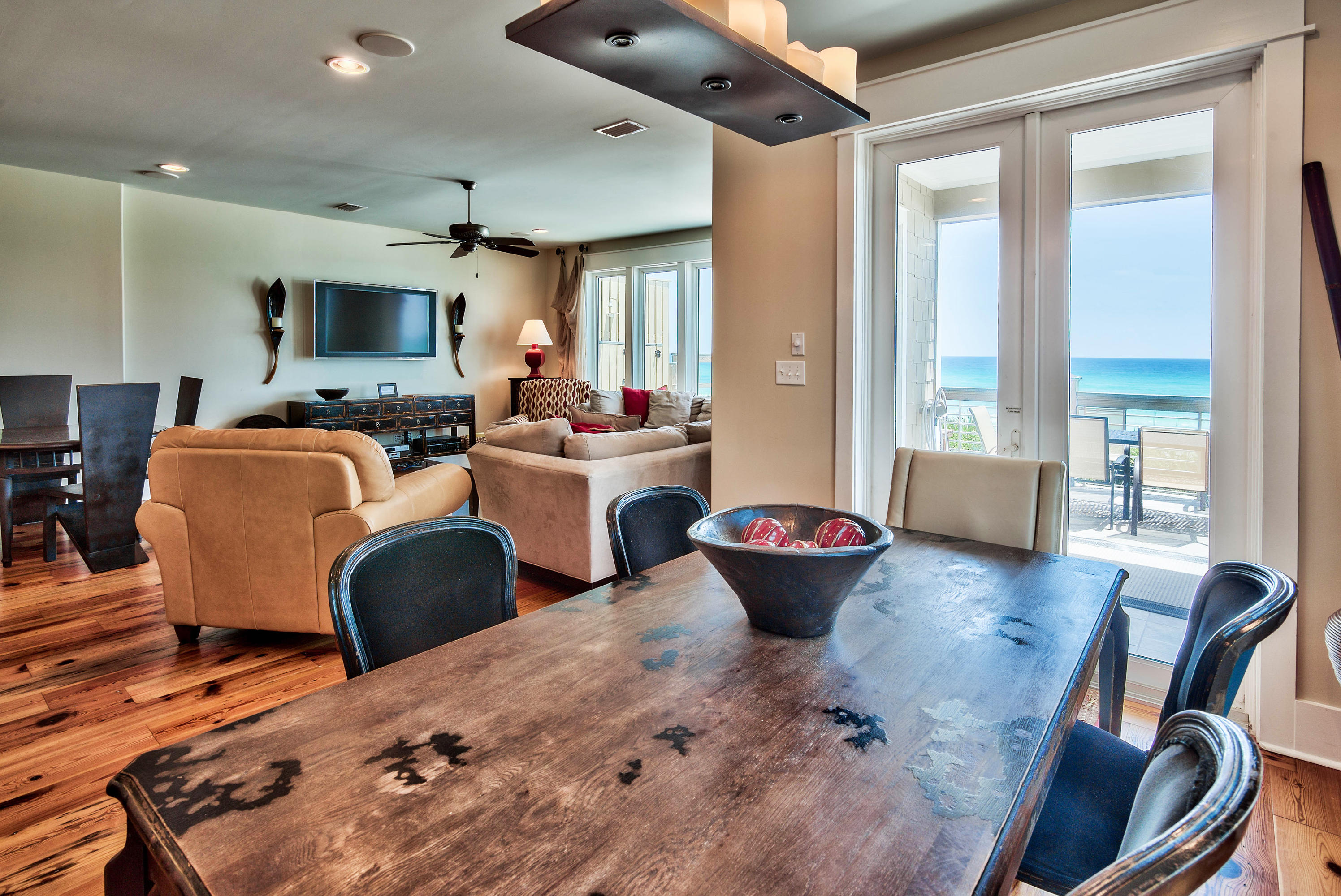 179 Pelican Circle Seacrest, FL 32461 - Photo 62 of 94 a living room with furniture and a flat screen tv