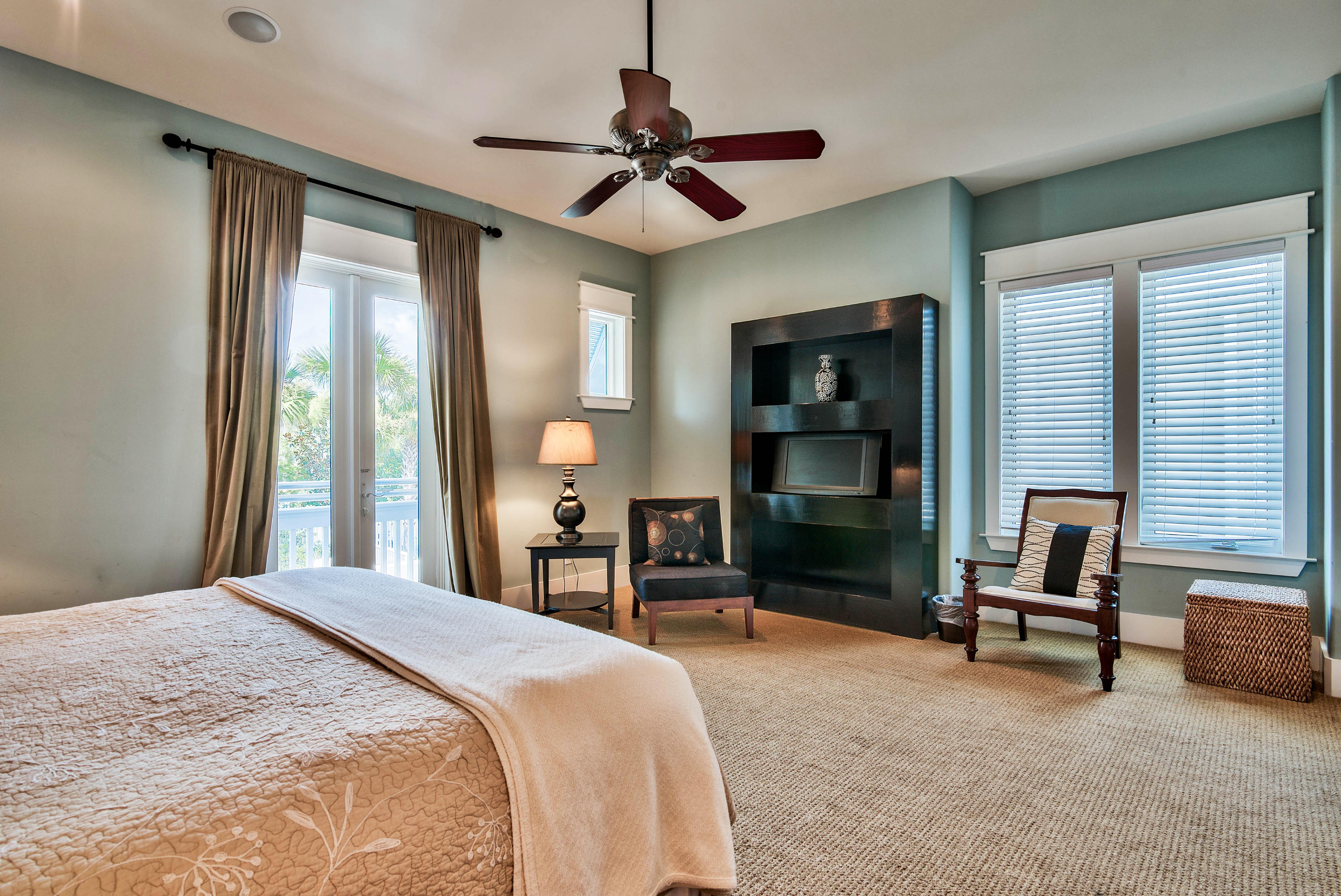 179 Pelican Circle Seacrest, FL 32461 - Photo 82 of 94 a bedroom with a bed furniture and a large window