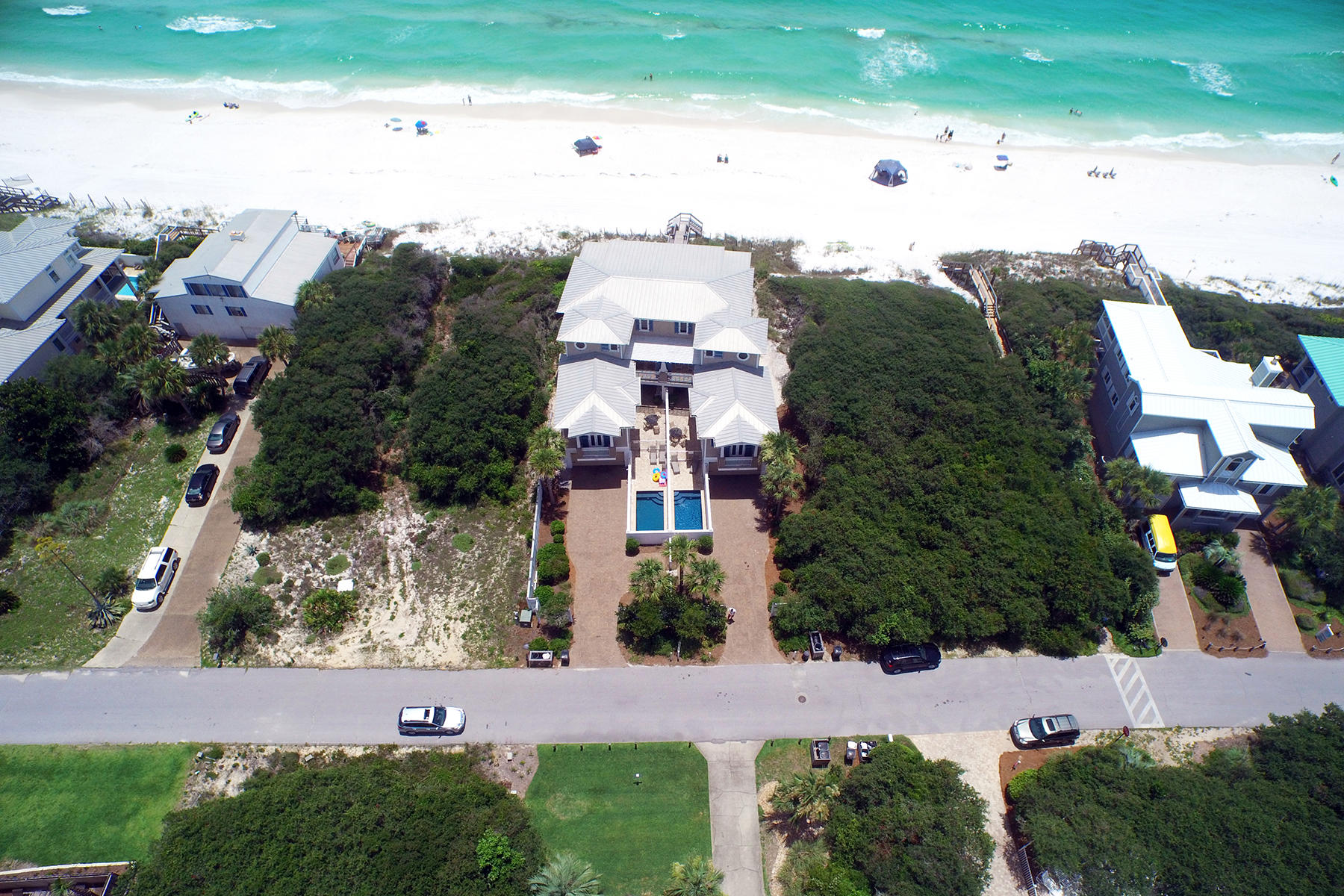 179 Pelican Circle Seacrest, FL 32461 - Photo 92 of 94 an aerial view of house with yard swimming pool and outdoor seating