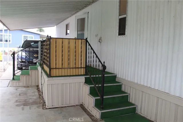 a close view of a utility room