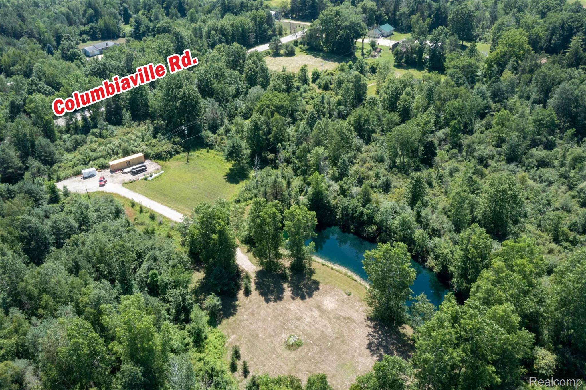408 Columbiaville Road Columbiaville, MI 48421 - Photo 20 of 30 Aerial view