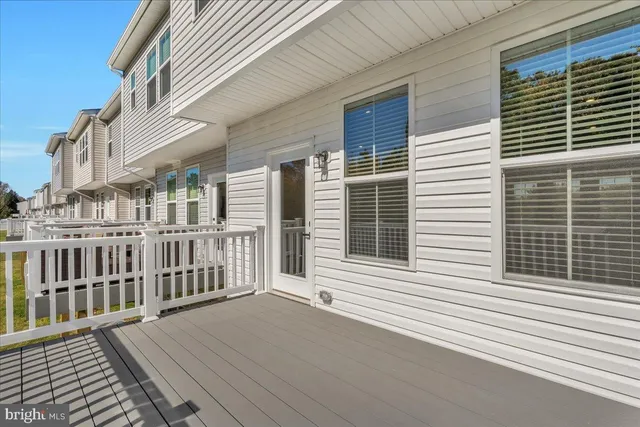 a view of a house with a deck