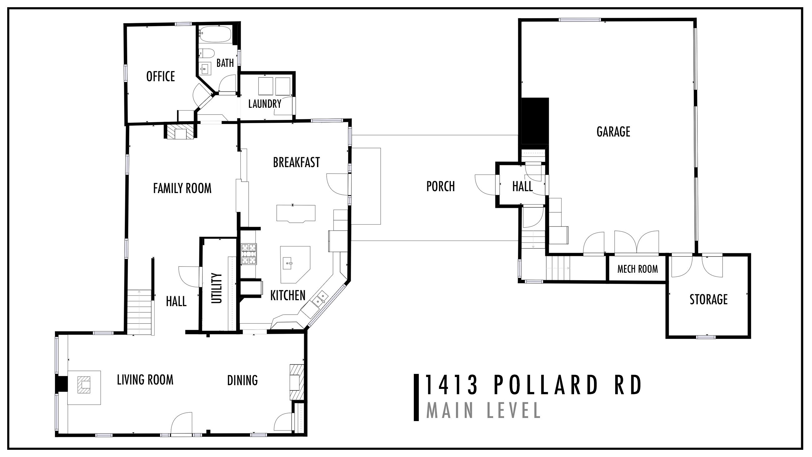 1413 Pollard Road Montvale, VA 24122 - Photo 67 of 68 Floorplan-main