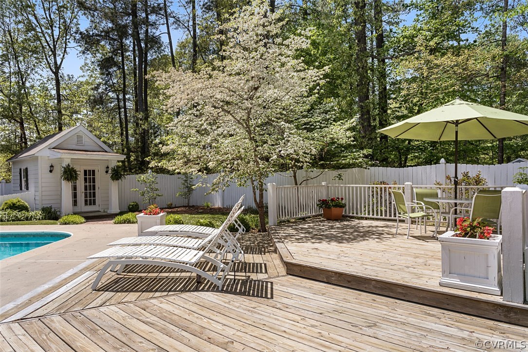 6611 Glebe Point Road Chesterfield, VA 23838 - Photo 34 of 44 a view of a house with backyard and sitting area
