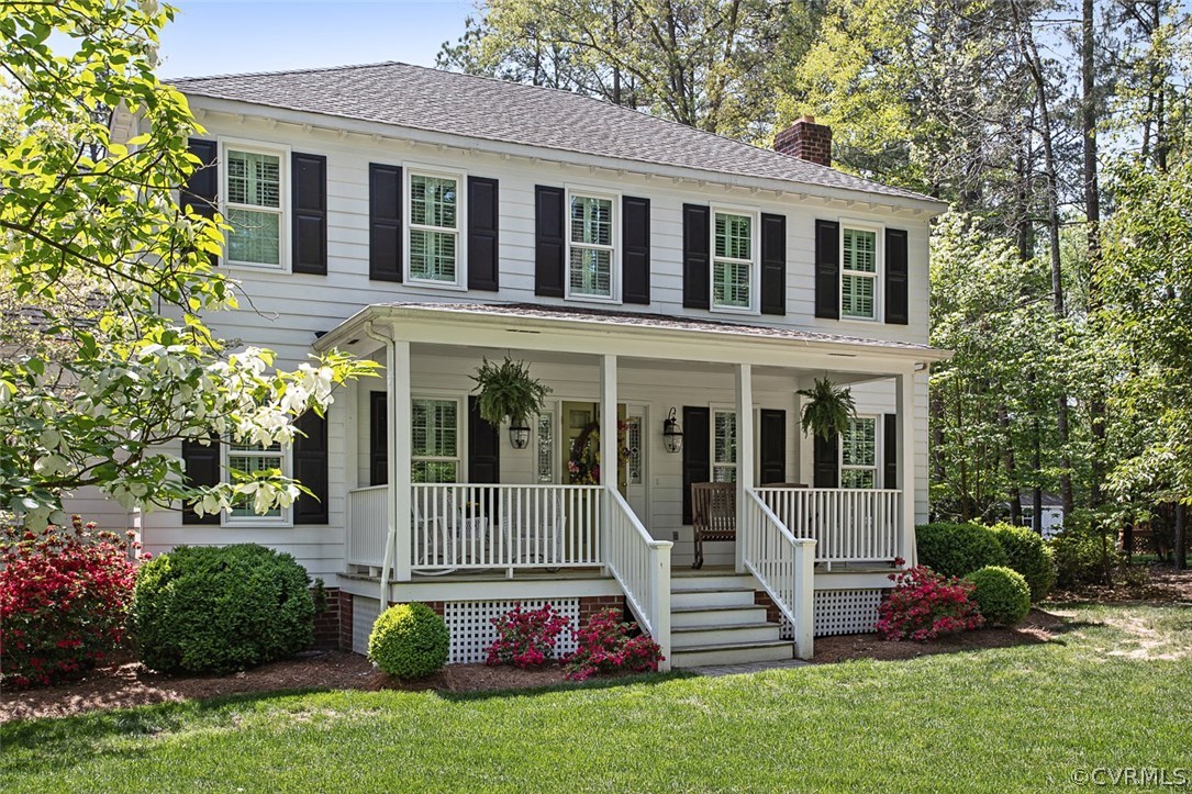 6611 Glebe Point Road Chesterfield, VA 23838 - Photo 4 of 44 a view of a house with a yard and plants