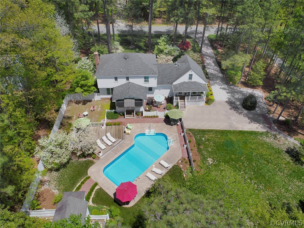 6611 Glebe Point Road Chesterfield, VA 23838 - Photo 41 of 44 an aerial view of a house