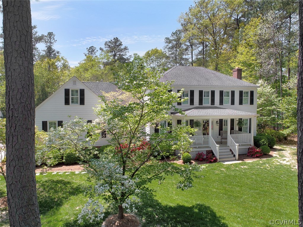 6611 Glebe Point Road Chesterfield, VA 23838 - Photo 44 of 44 a front view of a house with garden