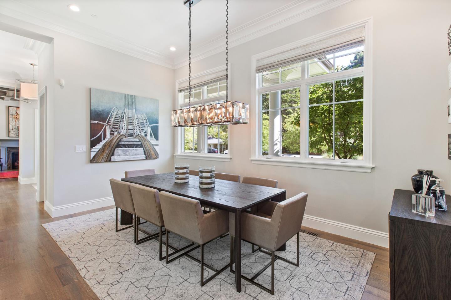 250 Bridge Road Hillsborough, CA 94010 - Photo 14 of 80 a dining room with furniture and window