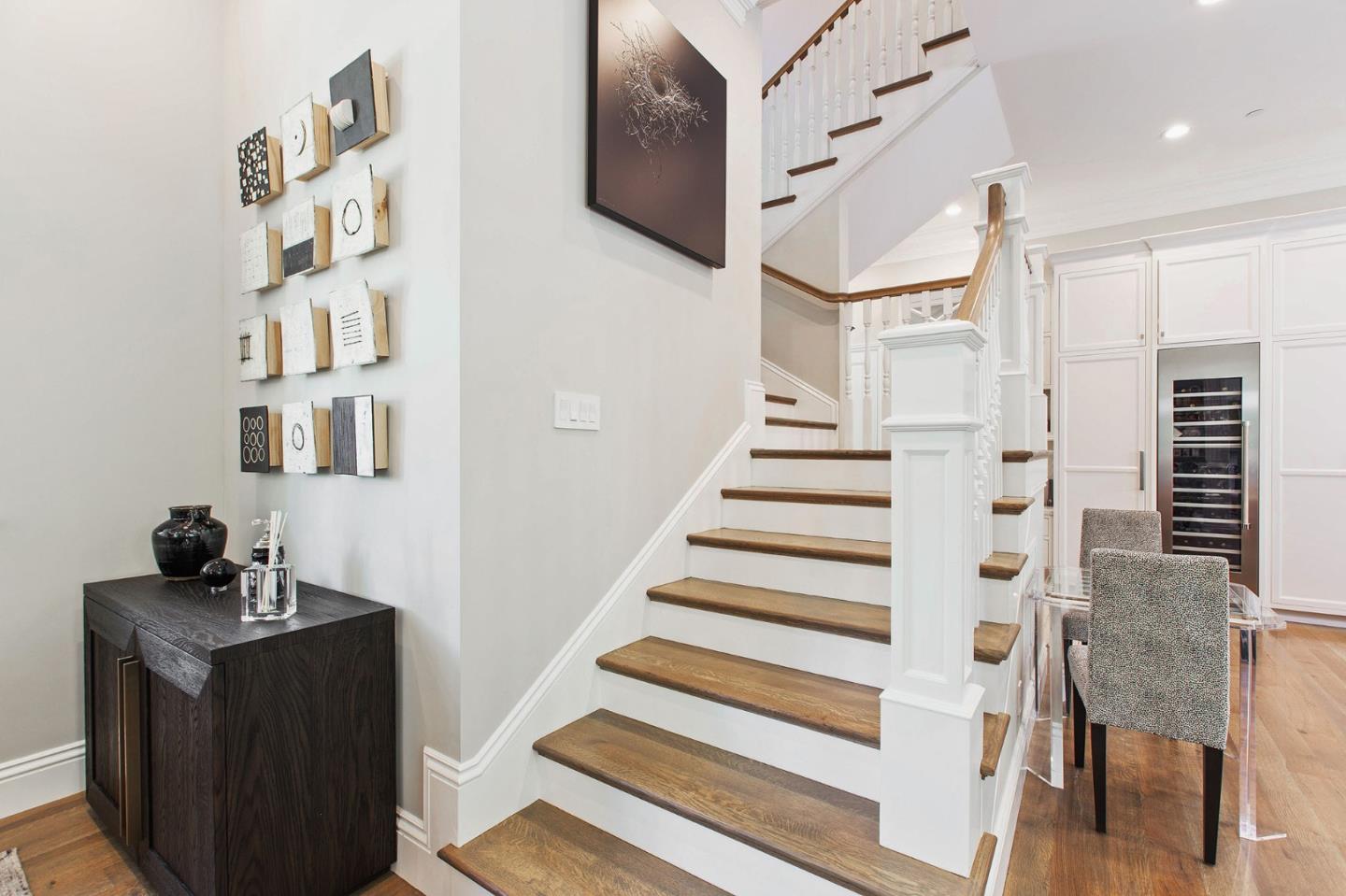 250 Bridge Road Hillsborough, CA 94010 - Photo 27 of 80 a view of entryway with furniture and wooden floor