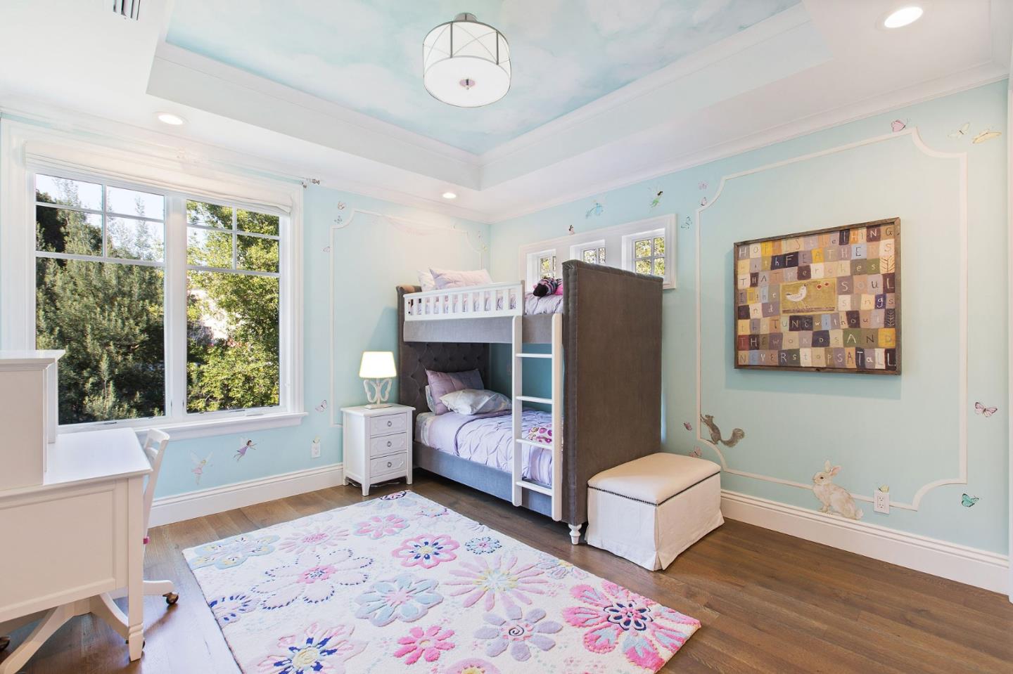 250 Bridge Road Hillsborough, CA 94010 - Photo 41 of 80 a bedroom with furniture and a window