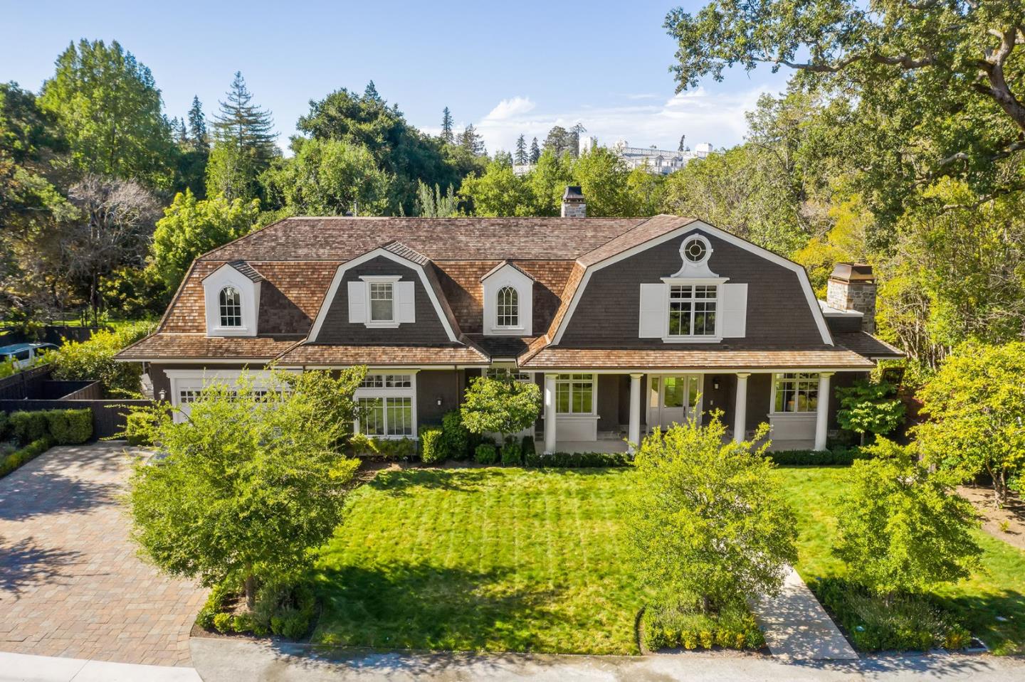 250 Bridge Road Hillsborough, CA 94010 - Photo 63 of 80 a front view of a house with garden
