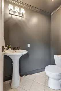 a view of a garden from a balcony