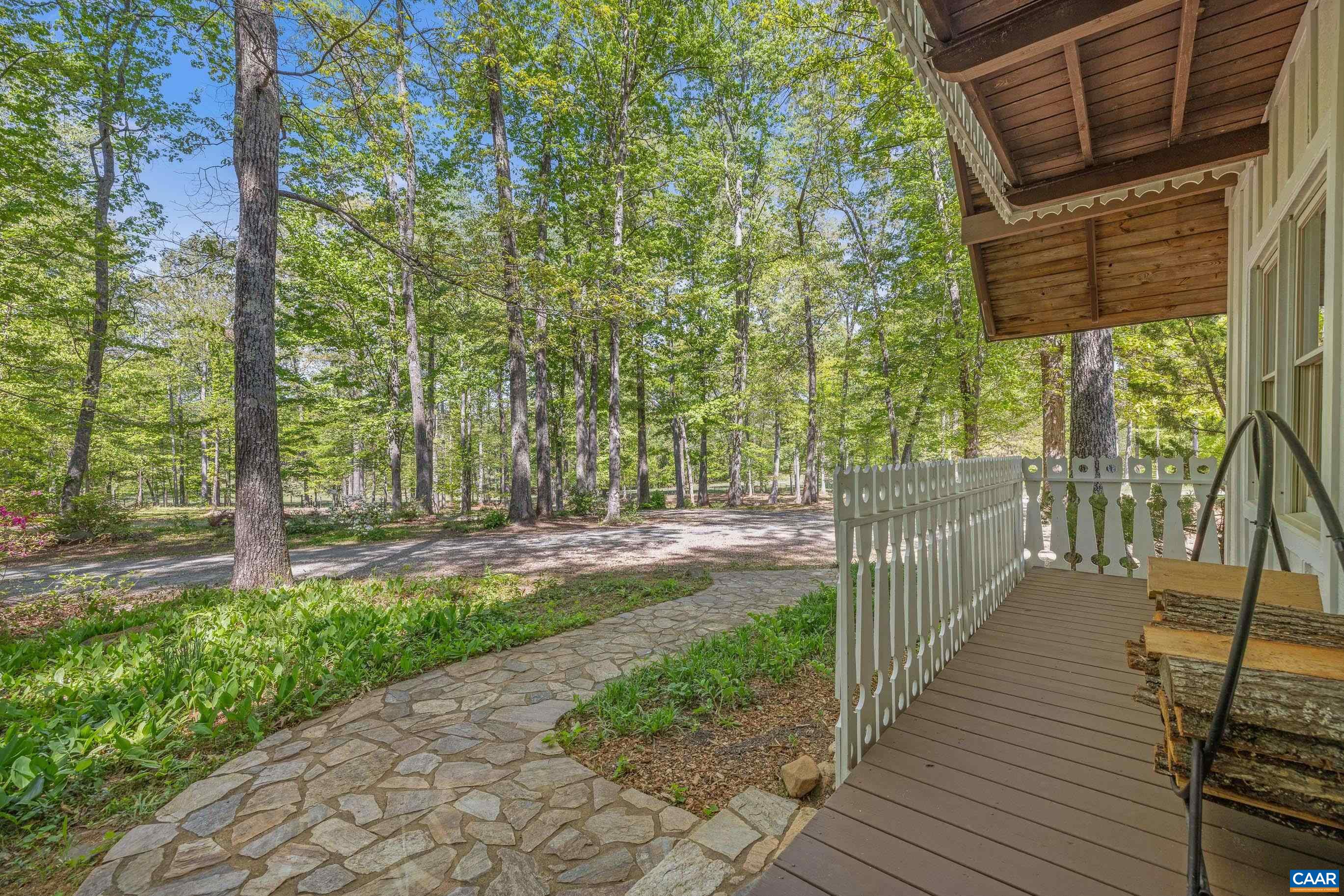 2947 Merrie Meadows Lane Keswick, VA 22947 - Photo 25 of 75 a view of a pathway with a backyard