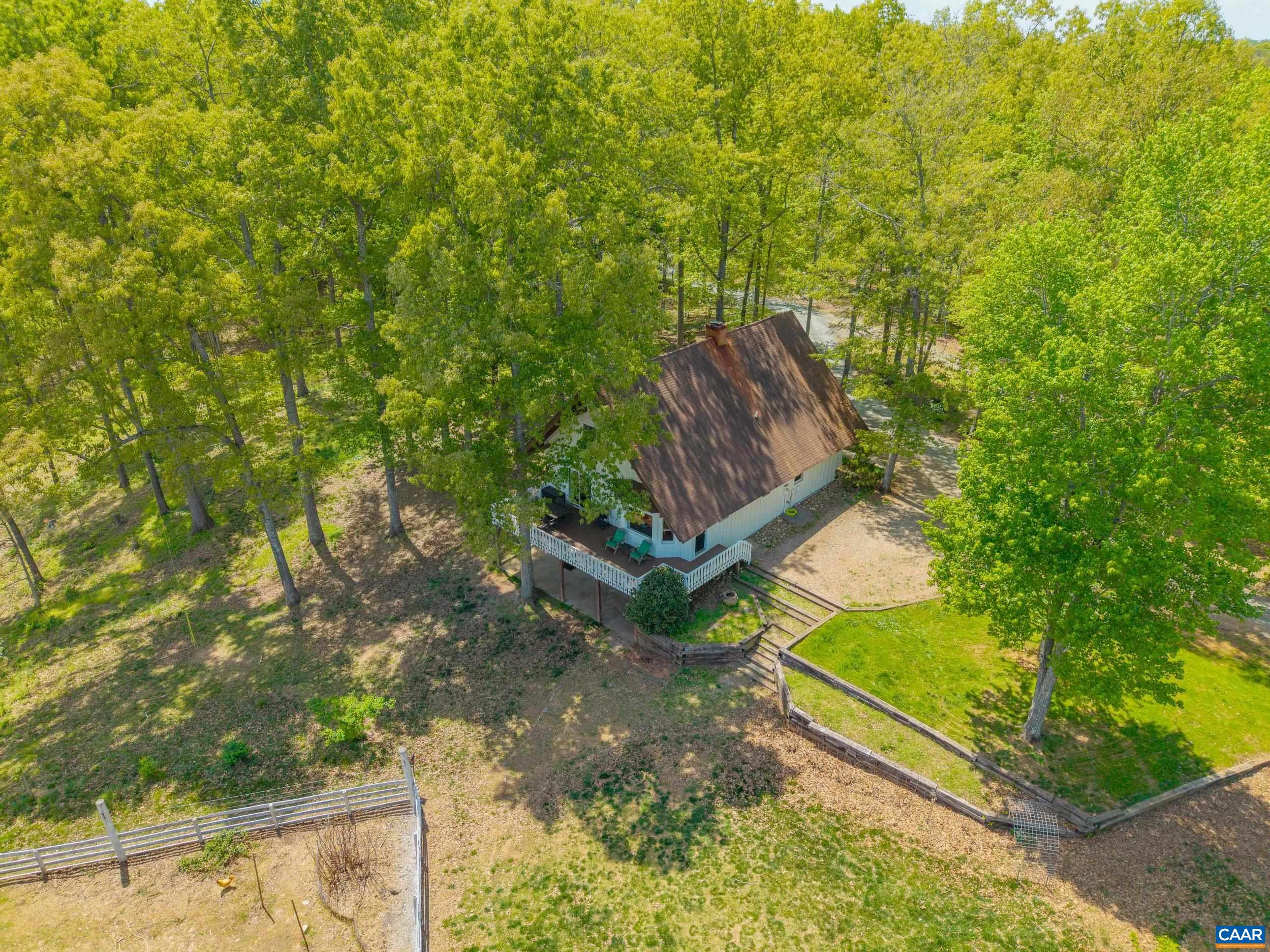 2947 Merrie Meadows Lane Keswick, VA 22947 - Photo 74 of 75 a view of a yard with wooden fence