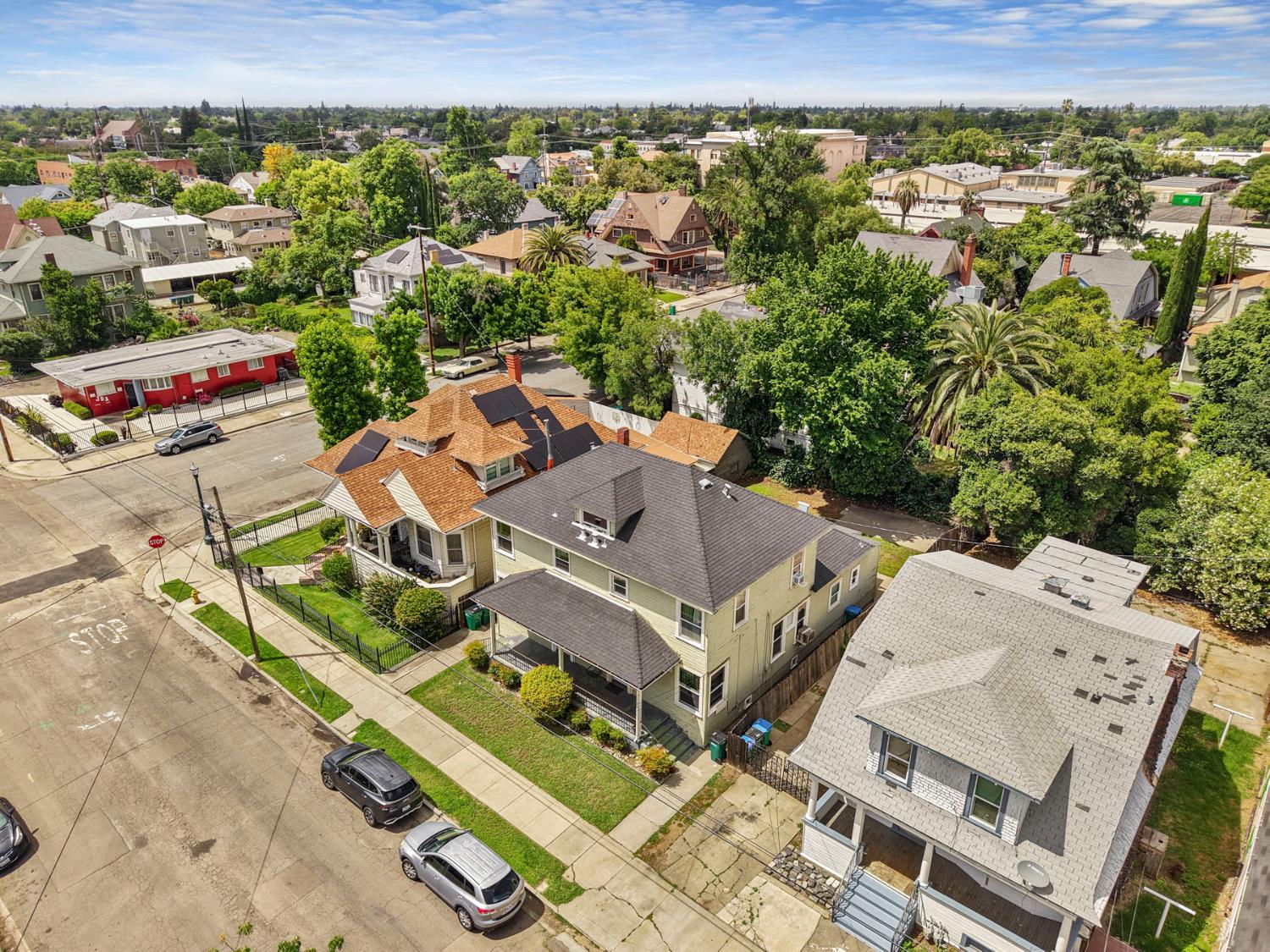 409 East Rose Street Stockton, CA 95202 - Photo 4 of 35 an aerial view of multiple house