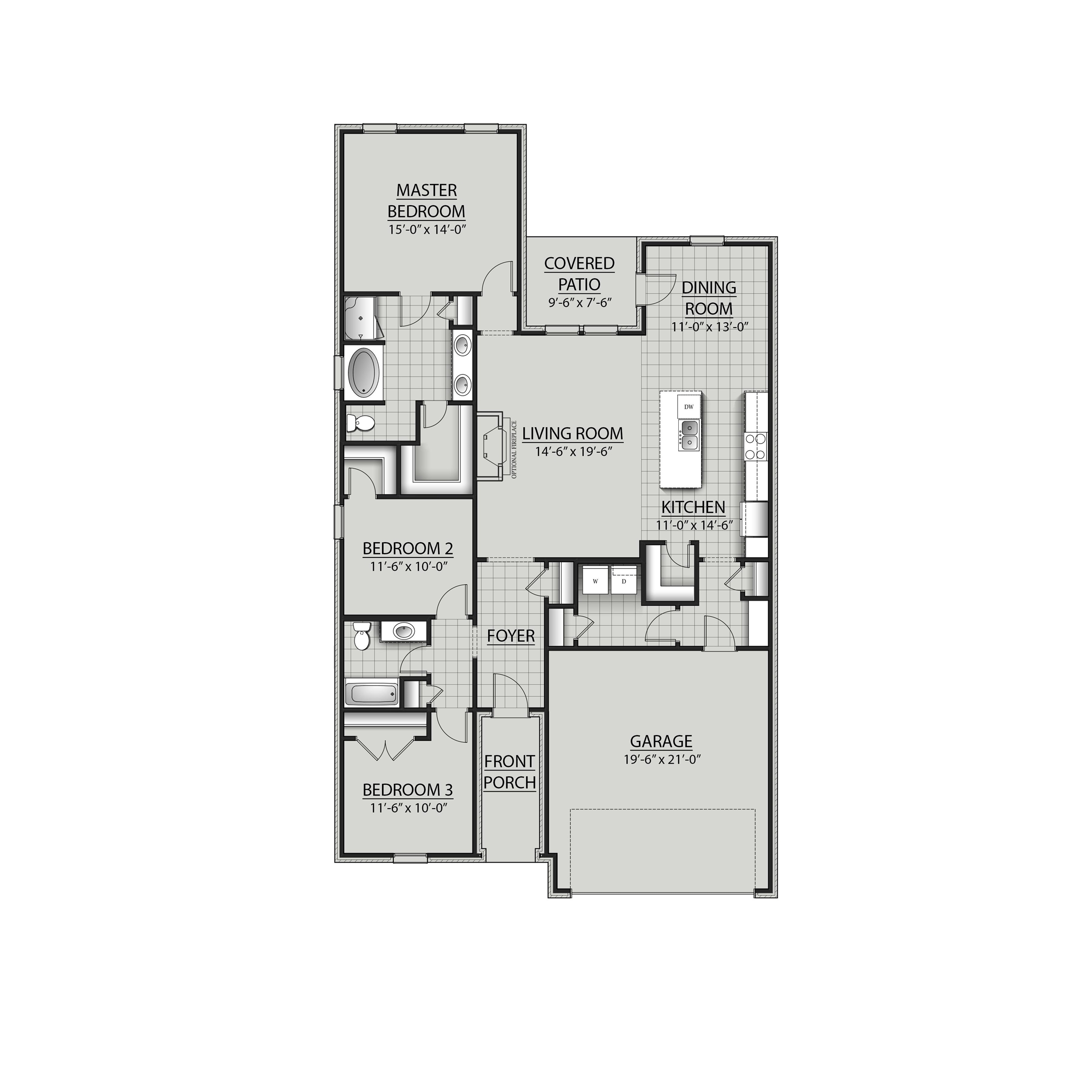 1392 Fenton Circle Foley, AL 36535 - Photo 17 of 17 Floor plan