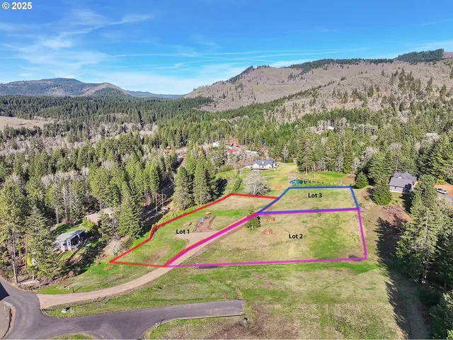 a view of swimming pool with a yard and mountain in the background