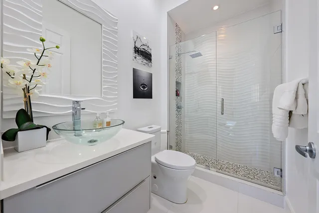 a view of lake with houses