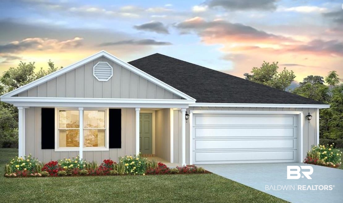 16380 Laurelbrooke Loop, Unit 40 RYDER Fairhope, AL 36532 - Photo 1 of 20 View of front facade with a garage and a yard