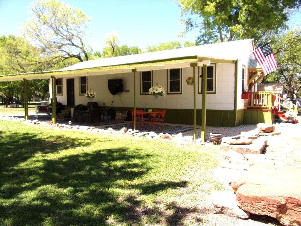 503 North Lookout San Saba, TX 76877 - Photo 1 of 1 a view of a house with a yard covered in snow