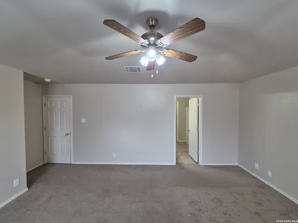 a view of an empty room