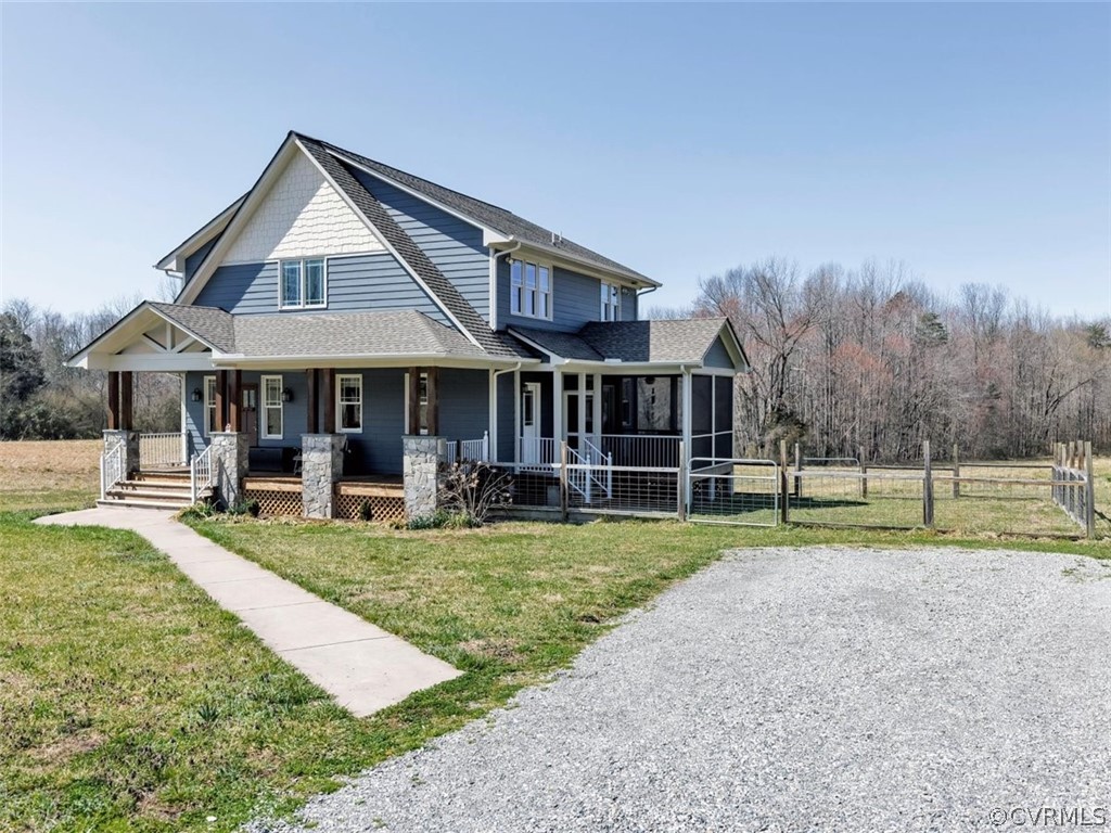 17169 Beaver Dam Road Beaverdam, VA 23015 - Photo 3 of 50 Another view of this custom beauty, small side yar