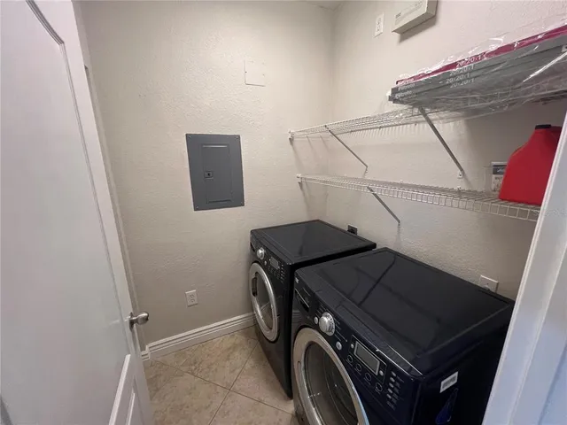 a view of a livingroom with a chandelier