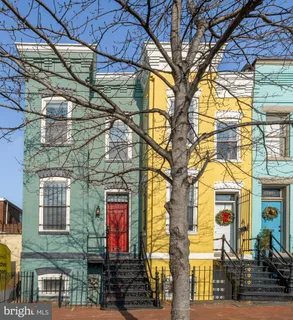 a front view of a building