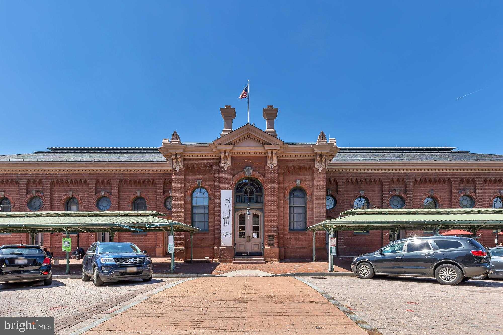 706 L Street Southeast Washington, DC 20003 - Photo 29 of 36 a front view of a building with parking space