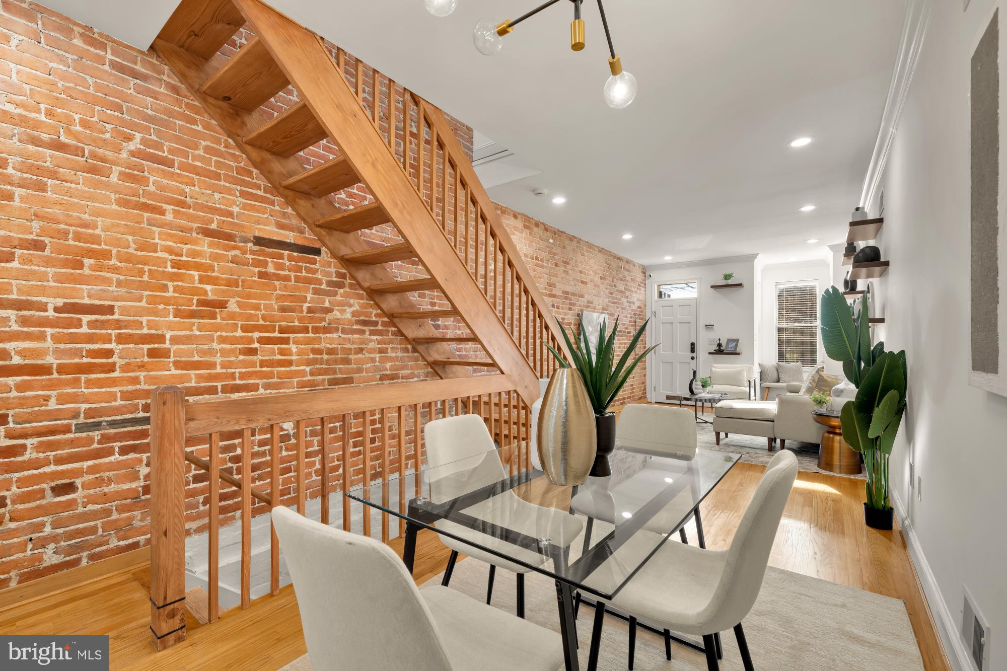 706 L Street Southeast Washington, DC 20003 - Photo 7 of 36 a dining room with furniture and wooden floor