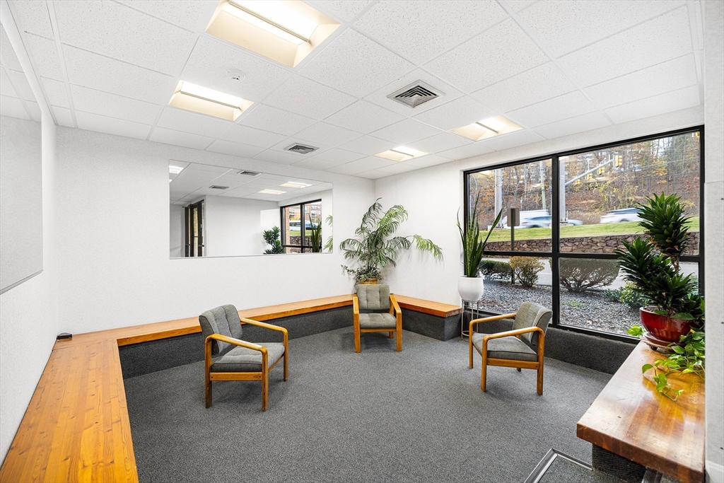 40 Main Street, Unit 505 Stoneham, MA 02180 - Photo 17 of 27 a living room with furniture and a potted plant