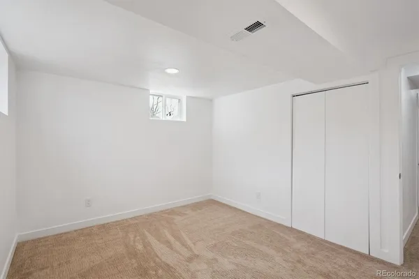 a view of an empty room