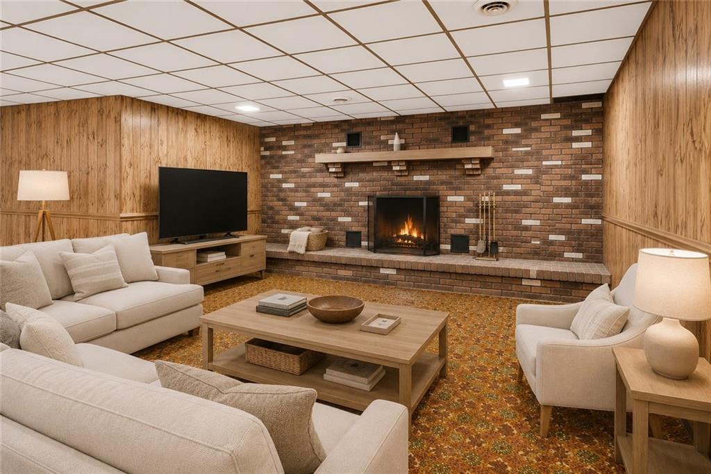 706 Taylorstown Ridge Road Taylorstown, PA 15365 - Photo 15 of 35 Lower Level Family room 37x22