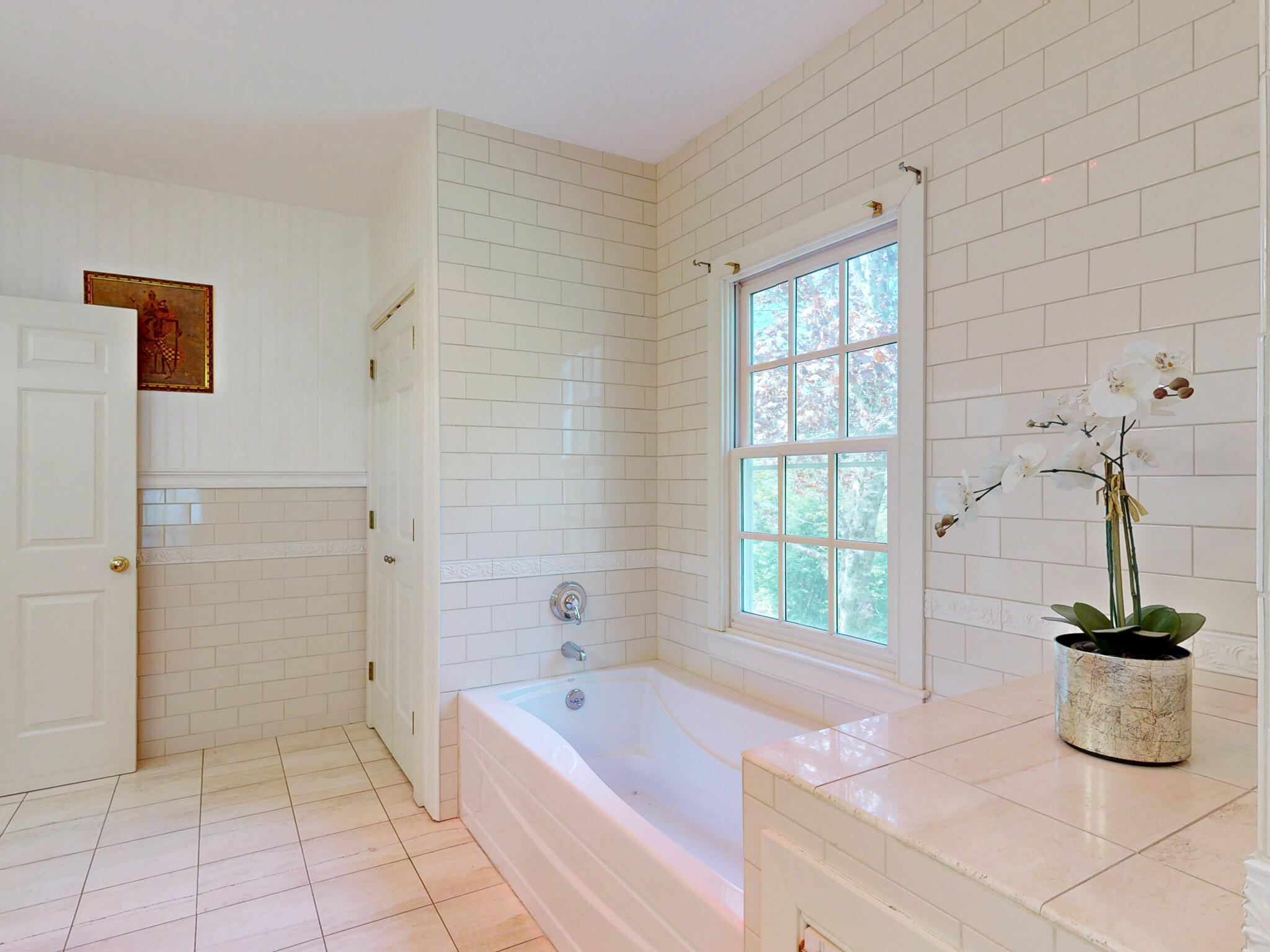 299 Gates Road Jefferson, ME 04348 - Photo 44 of 121 Tile Floors in Primary Bathroom
