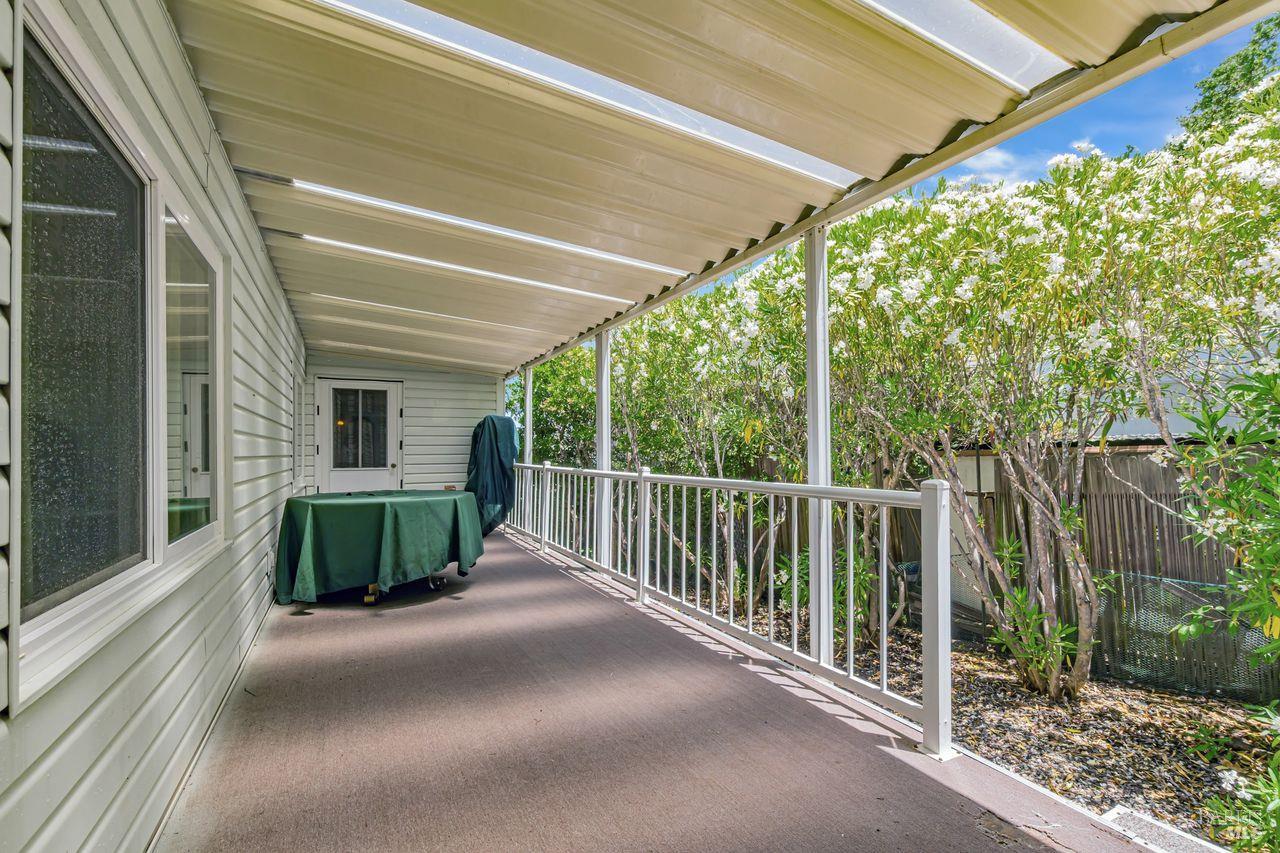 56 Club View Drive Novato, CA 94949 - Photo 15 of 27 a view of a porch with hardwood