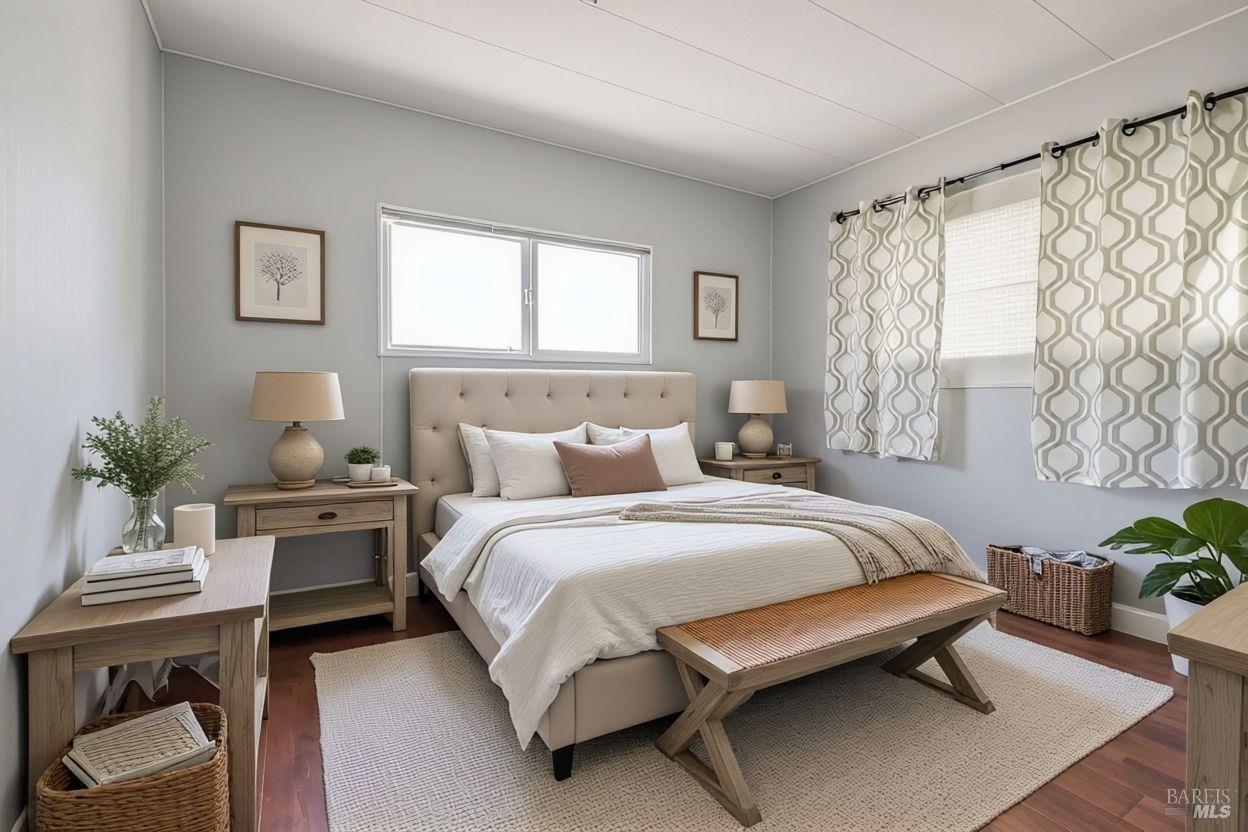 56 Club View Drive Novato, CA 94949 - Photo 9 of 27 a bedroom with a bed table chair and a window