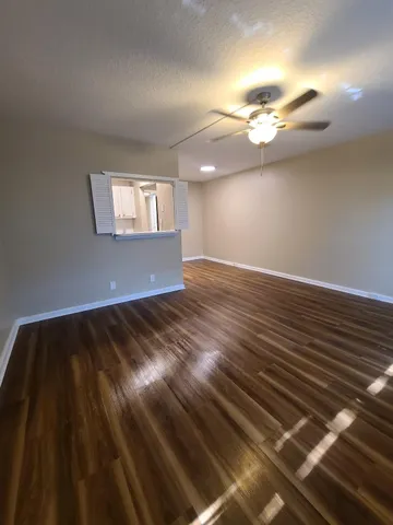 wooden floor in an empty room