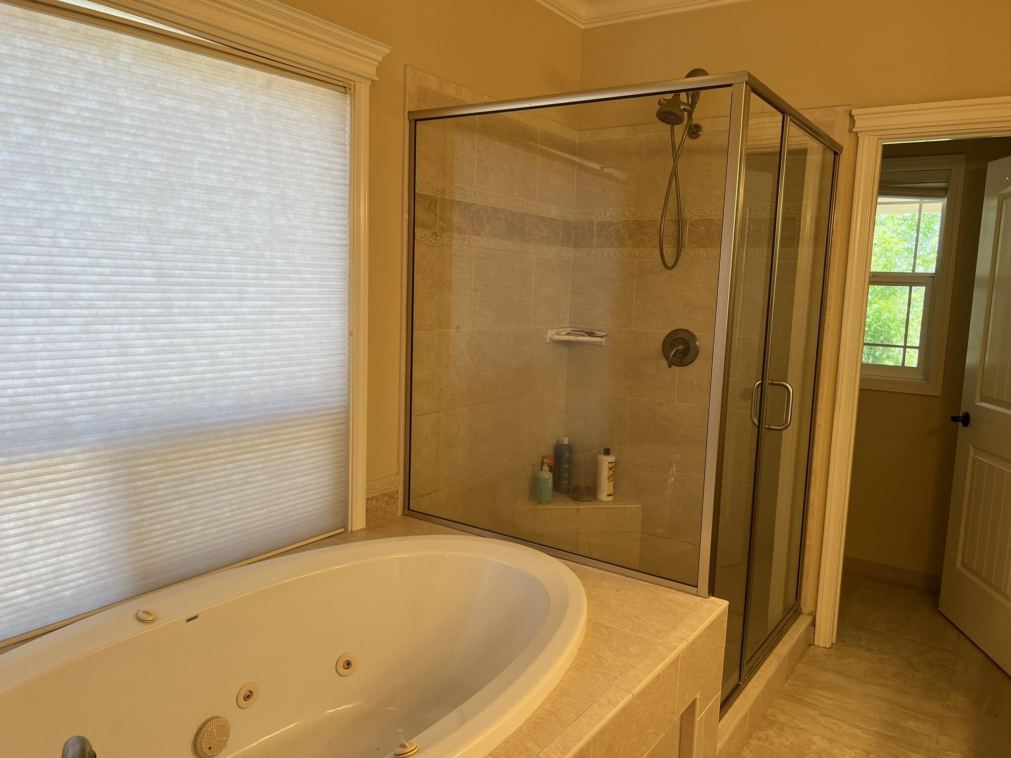 20901 Old 44 Drive Redding, CA 96003 - Photo 43 of 59 a bathroom with a tub and a shower