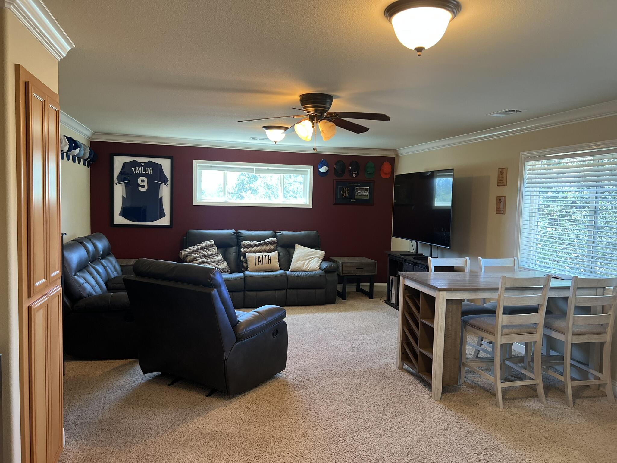 20901 Old 44 Drive Redding, CA 96003 - Photo 46 of 59 a living room with furniture a chandelier and a window