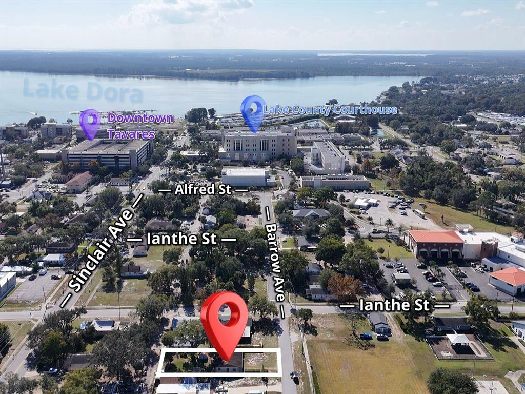 510 North Barrow Avenue Tavares, FL 32778 - Photo 31 of 33 an aerial view of a city