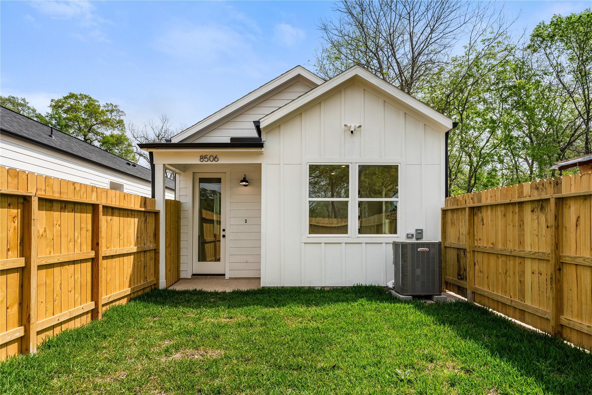 8506 Wileyvale Road, Unit A Houston, TX 77016 - Photo 2 of 25 Forward facing unit tucked behind private driveway
