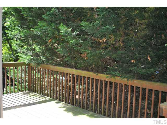 3322 Mill Run Raleigh, NC 27612 - Photo 14 of 16 a balcony with wooden floor