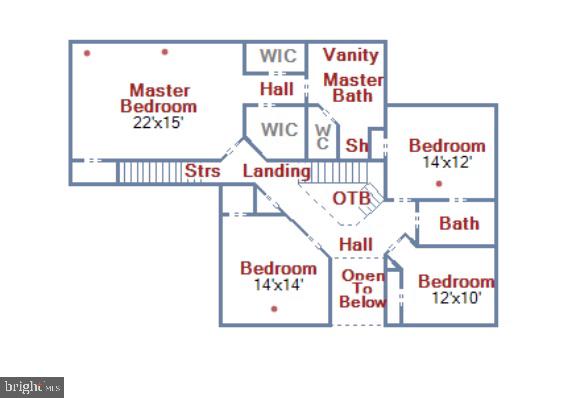 43268 Hillhead Place Leesburg, VA 20176 - Photo 52 of 53 Upper Level Floorplan
