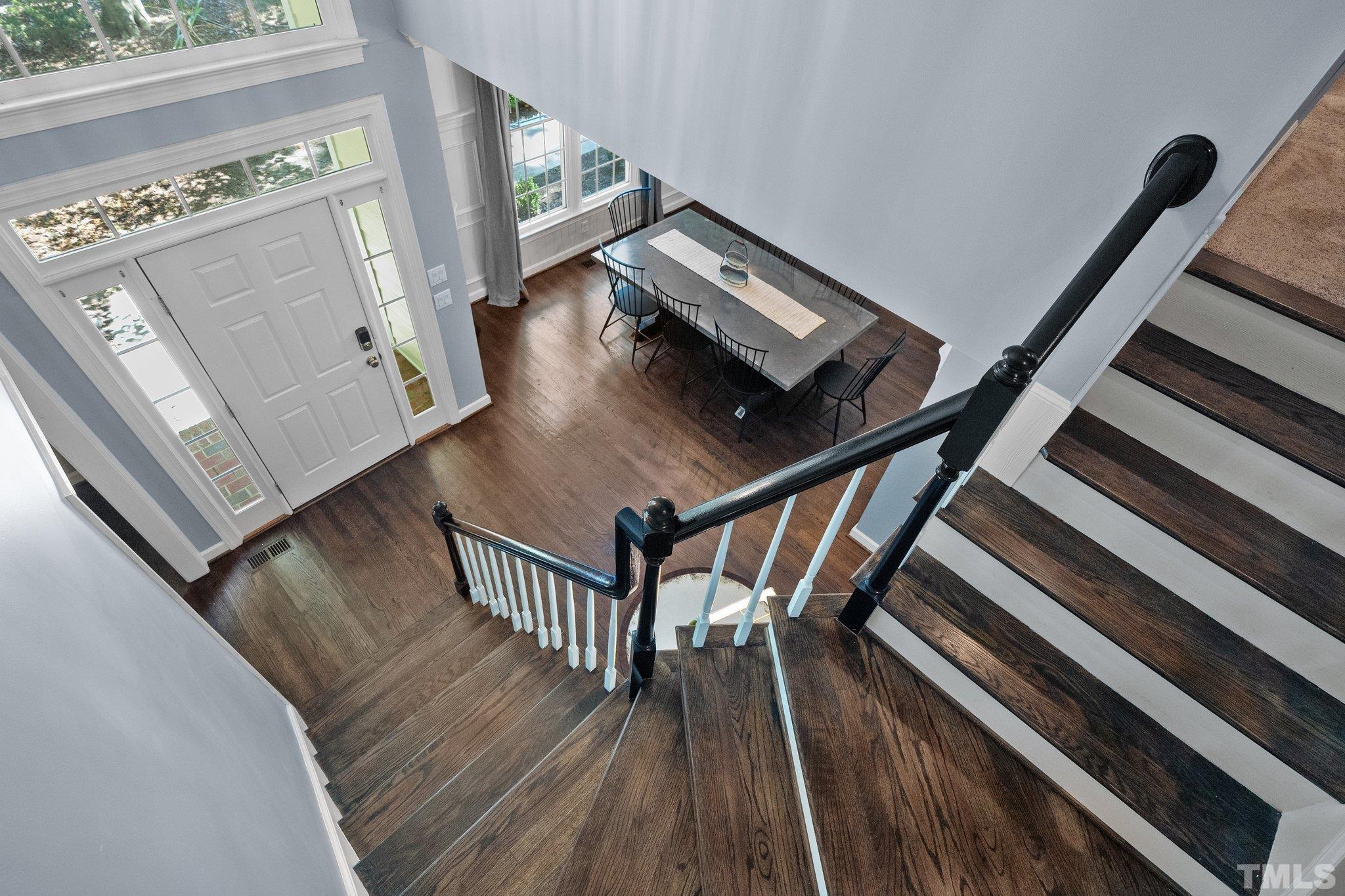 9 Montcrest Drive Durham, NC 27713 - Photo 28 of 43 a view of entryway and hall with wooden floor